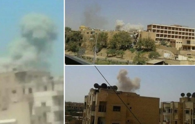 Η κυβέρνηση της Συρίας βομβάρδισε το Ισλαμικό Κράτος στη Ράκα