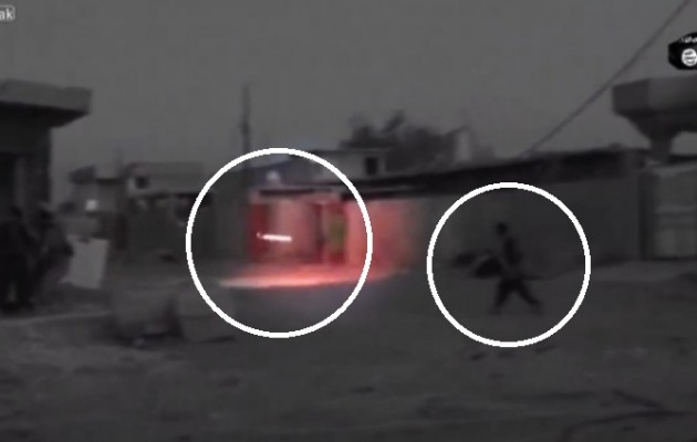 Φοβερό βίντεο! Ρουκέτα από RPG περνά ξυστά από τζιχαντιστή (βίντεο)