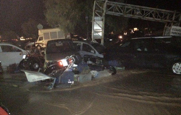 Εικόνες αποκάλυψης στη Σκόπελο που πνίγηκε το σύμπαν (φωτο + βίντεο)