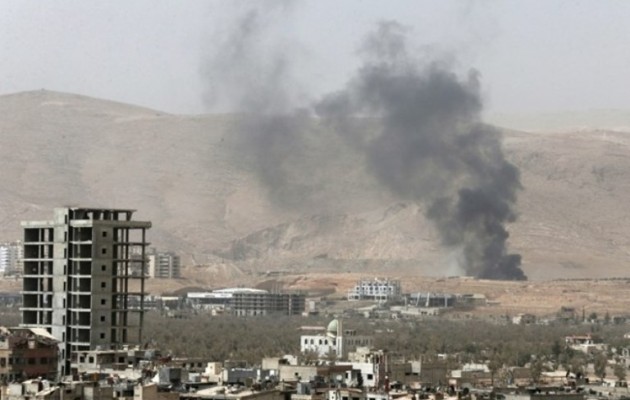 Η Δαμασκός βομβάρδισε το Ισλαμικό Κράτος στην Παλμύρα