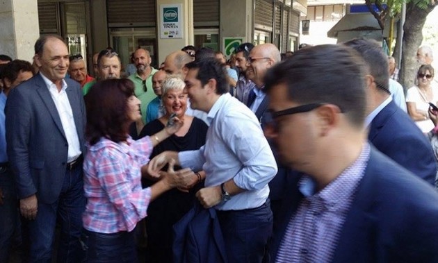 Στην αγκαλιά της δημοκρατικής Κρήτης ο Αλέξης Τσίπρας, ηγέτης της δημοκρατικής παράταξης!