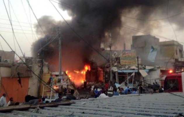 Ισλαμικό Κράτος: Επίγεια κόλαση από βομβιστική επίθεση στο Ιράκ (φωτο)