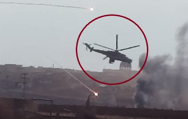 Ρωσικά ελικόπτερα σφυροκοπούν τζιχαντιστές στην Καφρ Ναμπουντάχ (βίντεο)