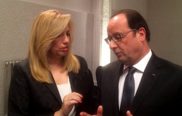 Η Φώφη ζήτησε από τον Φρανσουά να συνεχίζει να στηρίζει την Ελλάδα