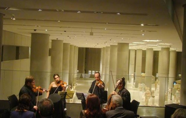Το κουαρτέτου Richter της Φιλαρμονικής Ορχήστρας του Ισραήλ στο Μουσείο της Ακρόπολης