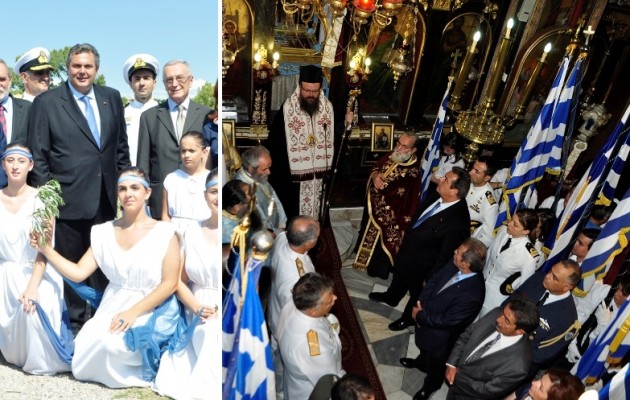 Έλληνες Εθνικοί: Τα χριστιανικά τρισάγια προσβάλουν τη μνήμη των Σαλαμινομάχων