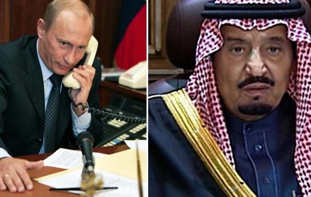 Τι συζήτησε ο Πούτιν με τον βασιλιά Σαλμάν για τη Συρία