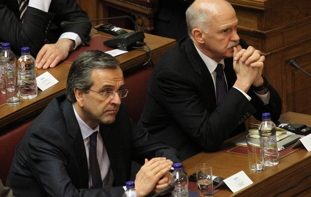 Οι πρώην συγκάτοικοι Σαμαράς – Παπανδρέου τσακώνονται για… ένα γραφείο στη Βουλή