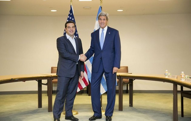 Τι συζήτησαν Τσίπρας, Κοτζιάς και Κέρι για εθνικά θέματα – προσφυγικό