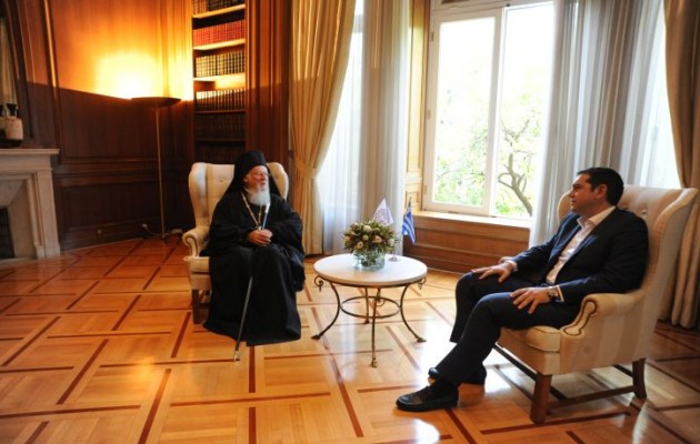 Τσίπρας σε Βαρθολομαίο: Η Ελλάδα είναι μέρος της λύσης, όχι μόνο της κρίσης