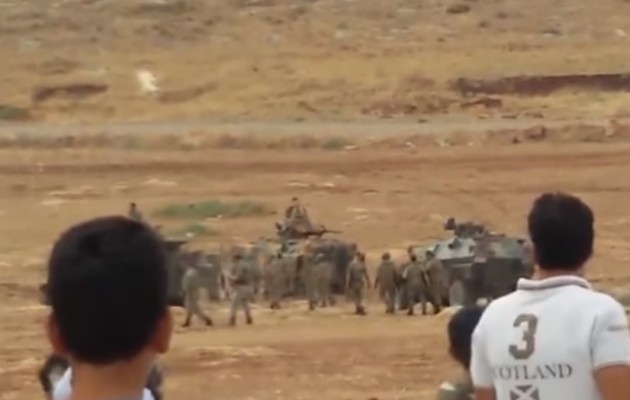 Η Τουρκία εισέβαλε στη Συρία με μια τεθωρακισμένη ταξιαρχία (βίντεο + χάρτης)