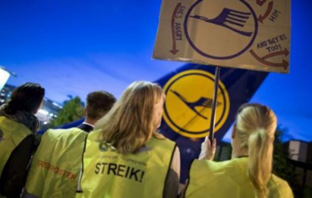 Νέες απεργίες στην Lufthansa – Μετά τους πιλότους και οι αεροσυνοδοί