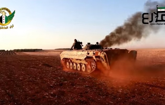 Ο FSA μάχεται ενάντια στο Ισλαμικό Κράτος στο Χαλέπι (βίντεο)