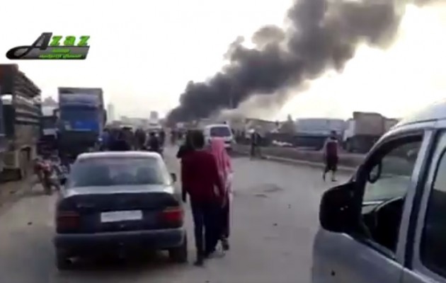 Οι Ρώσοι τίναξαν στον αέρα νταλίκες του Ερντογάν με εφόδια για τους τζιχαντιστές (βίντεο)