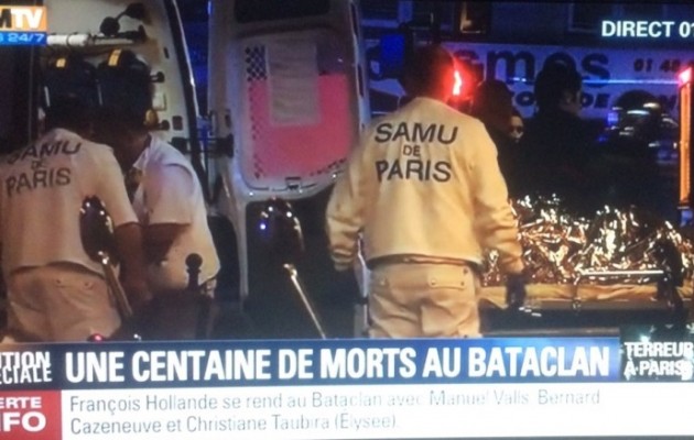 Παρίσι: Σφαγή στο θέατρο Bataclan – 100 νεκροί