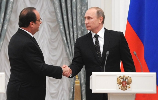 Ολάντ και Πούτιν συμφώνησαν να πολεμήσουν μαζί το Ισλαμικό Κράτος