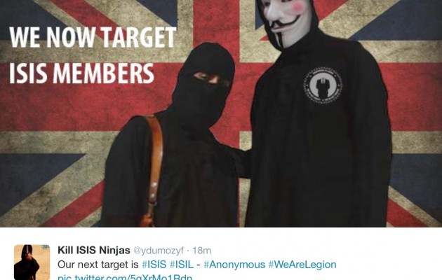 Τζιχαντιστές σε Anonymous: Είστε ηλίθιοι