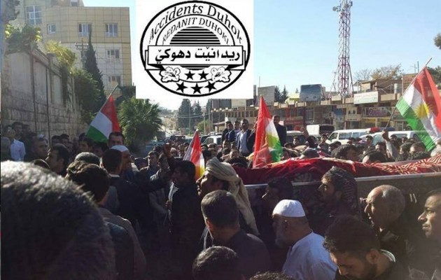 Κούρδοι ισλαμιστές διαδήλωσαν ενάντια στους Κούρδους αρχαιόθρησκους Γιαζίντι