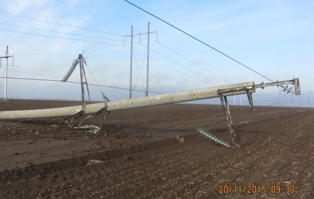 Σαμποτάζ άφησε χωρίς ηλεκτρικό ρεύμα όλη την Κριμαία (φωτο)