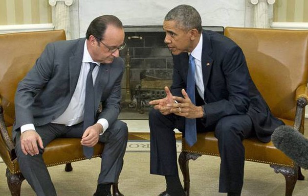 Θα καταστρέψουμε μαζί το Ισλαμικό Κράτος, δηλώνουν Ομπάμα – Ολάντ