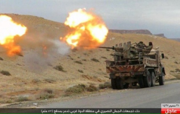 Το Ισλαμικό Κράτος αντεπιτέθηκε στον συριακό στρατό δυτικά της Παλμύρας