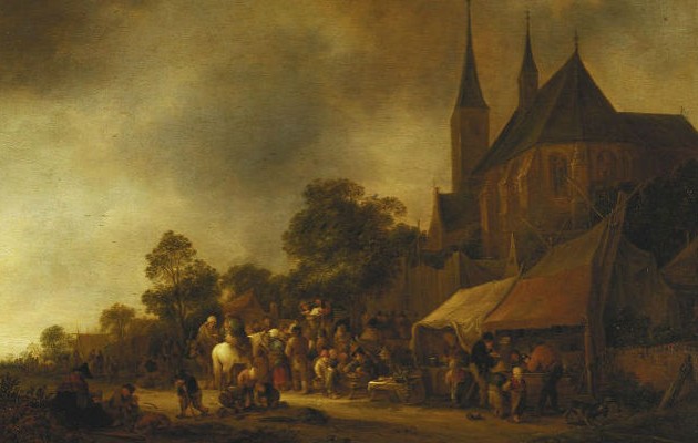 Άνδρας… αφοδεύει σε βασιλικό πίνακα (φωτογραφίες)