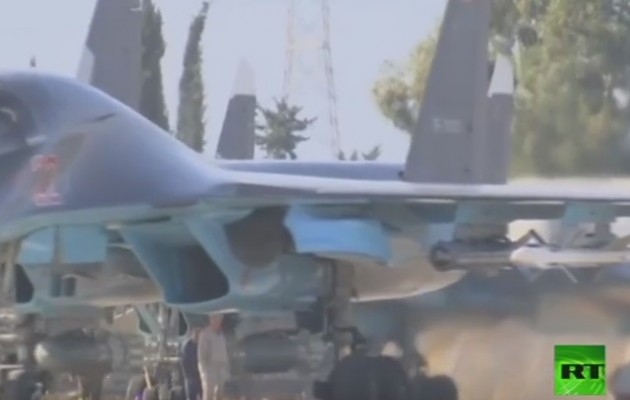 Τα ρωσικά μαχητικά στη Συρία “φόρεσαν” πυραύλους αέρος – αέρος (βίντεο)