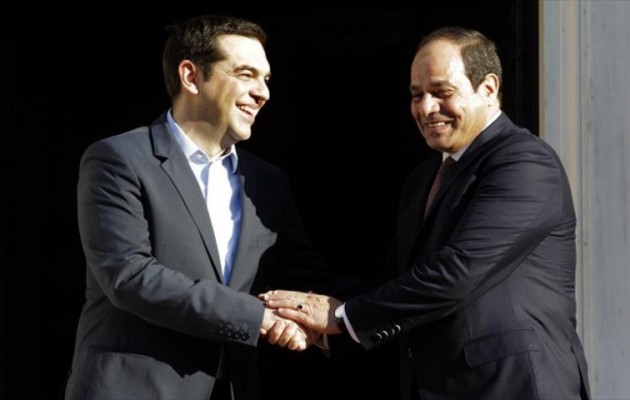 Σίσι σε Τσίπρα: “Ελλάδα και Αίγυπτος έχουμε κοινά συμφέροντα”