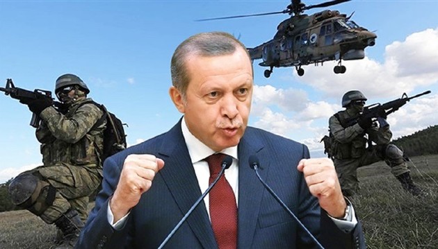 Ο Ερντογάν αποκάλυψε ότι έχει έτοιμους 15.000 στρατιώτες για να εισβάλει στη Συρία