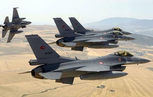 Tουρκικά F -16 πέταξαν πάνω από τέσσερα ελληνικά νησιά