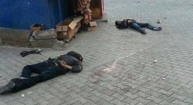 Η τουρκική Αστυνομία εκτέλεσε άοπλους Κούρδους διαδηλωτές (φωτο)