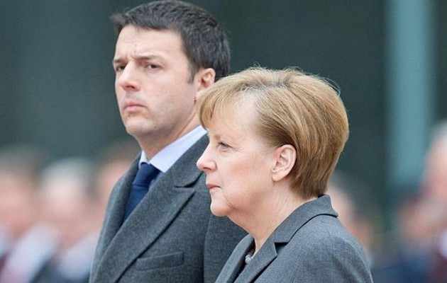 Μέρκελ – Ρέντσι: Προτεραιότητα η υπεράσπιση των συνόρων της ΕΕ – Αιχμές για Τουρκία