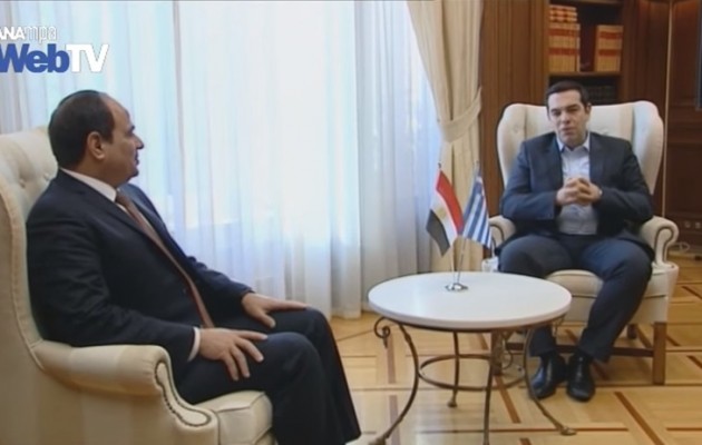 Τσίπρας και Σίσι επιβεβαίωσαν την ατσάλινη συμμαχία Ελλάδας – Αιγύπτου