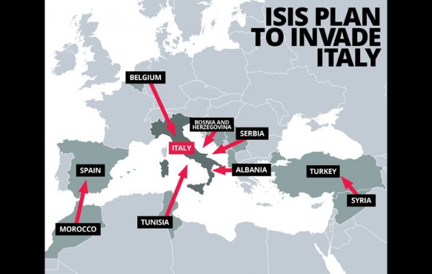 Έτσι το Ισλαμικό Κράτος θα εισβάλει στην Ευρώπη για να κατακτήσει τη Ρώμη!