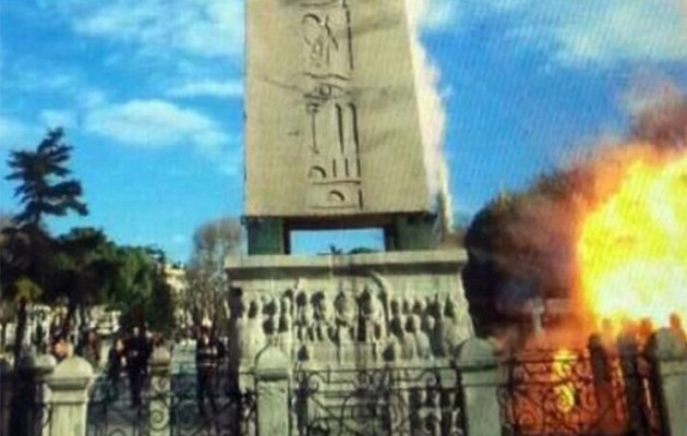 Οι Τούρκοι λένε ότι ο Άσαντ “έστειλε” τον βομβιστή στον Οβελίσκο του Θεοδοσίου
