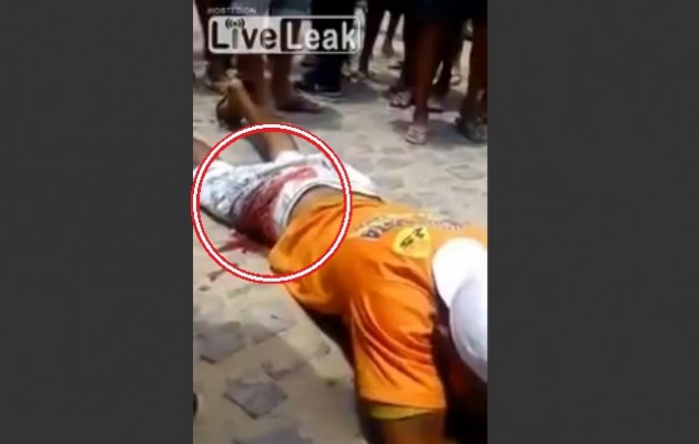 Ληστής έφαγε σφαίρα στον… πισινό (βίντεο)