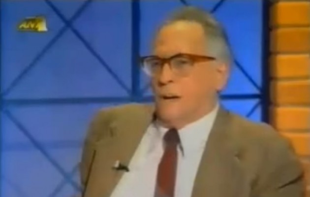 Πριν 20 χρόνια: Όταν ο Ρ. Αποστολίδης προειδοποιούσε για τα σημερινά μας χάλια!