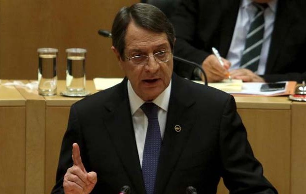 Η Κύπρος θα αντισταθεί στις ορέξεις της Τουρκίας ξεκαθαρίζει ο Αναστασιάδης