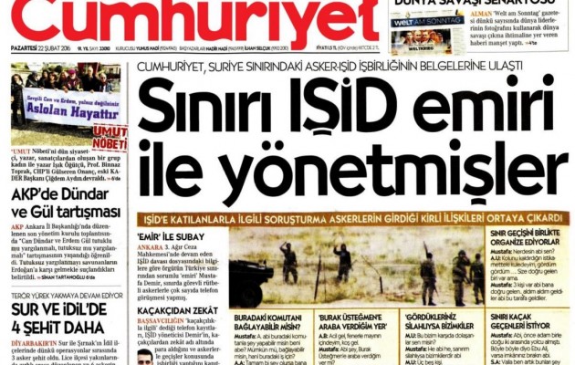 Η Cumhuriyet αποκάλυψε τις συνομιλίες Τούρκων αξιωματικών με το Ισλαμικό Κράτος