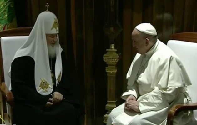 Πατριάρχης Κύριλλος και Πάπας Φραγκίσκος υπέρ μιας χριστιανικής Ευρώπης
