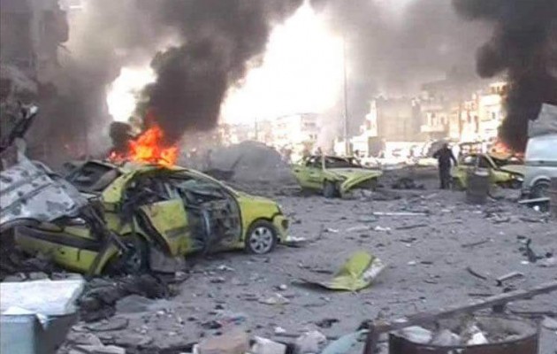 Δεκάδες νεκροί από διπλή βομβιστική επίθεση του ISIS στη Χομς της Συρίας (βίντεο)