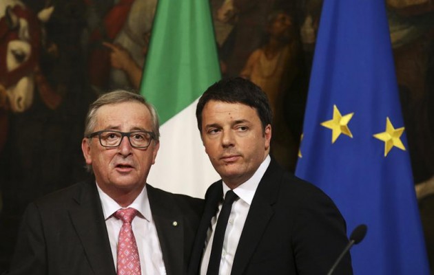 Συμφώνησαν Ρέντσι – Γιούνκερ: Η εμμονή στη λιτότητα είναι βλακώδης