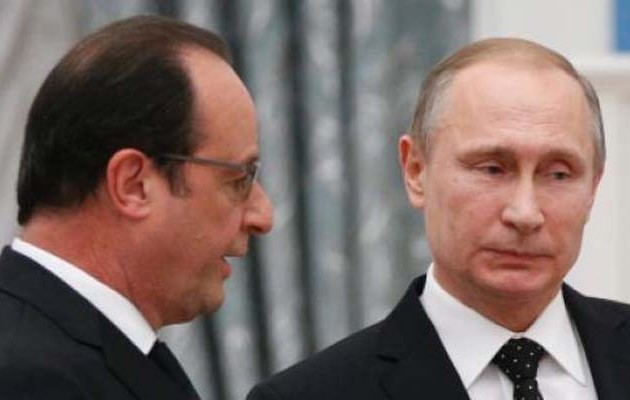 Oλάντ σε Πούτιν: Σταμάτα τους βομβαρδισμούς στη Συρία