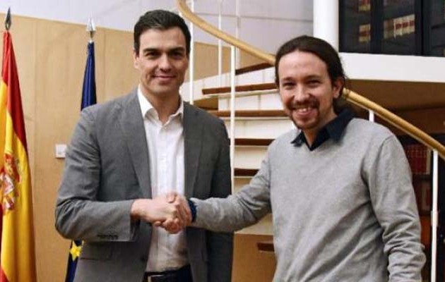 Ανοίγει ο δρόμος για συμμετοχή του Podemos σε κυβέρνηση της Ισπανίας