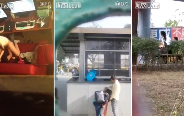 Ασυγκράτητα ζευγάρια που πιάστηκαν στα… πράσα! 3 βίντεο… ντροπής (βίντεο)
