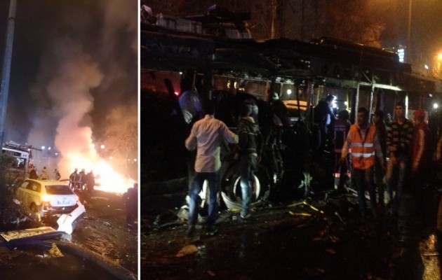 Μακελειό στην Άγκυρα: Δεκάδες νεκροί και τραυματίες από ισχυρή έκρηξη (βίντεο + φωτο)