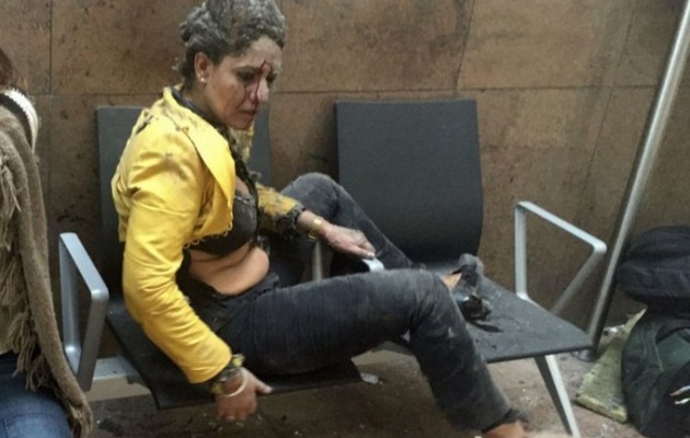 Βρυξέλλες: Δείτε βίντεο λίγο μετά τις εκρήξεις στο αεροδρόμιο (βίντεο)