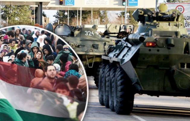 Ουγγαρία: Χιλιάδες στρατιώτες στα σύνορα – Περιμένουν τους πρόσφυγες με ξιφολόγχες
