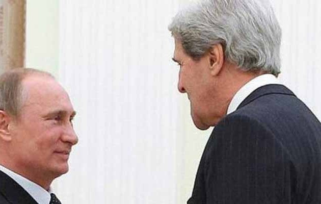 Στη Μόσχα ο Κέρι – Συνάντηση με Πούτιν για τη Συρία