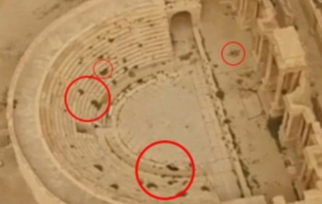 Οι τζιχαντιστές έσφαζαν στο αρχαίο θέατρο της Παλμύρας! (βίντεο)
